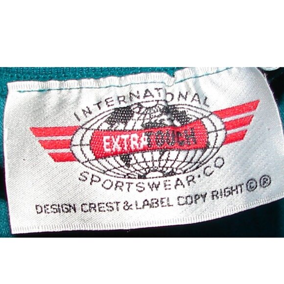 Vtg International Sportswear Mock Neck Pullover TOP, Plus Sz 2X, Salmon - Picture 5 of 5